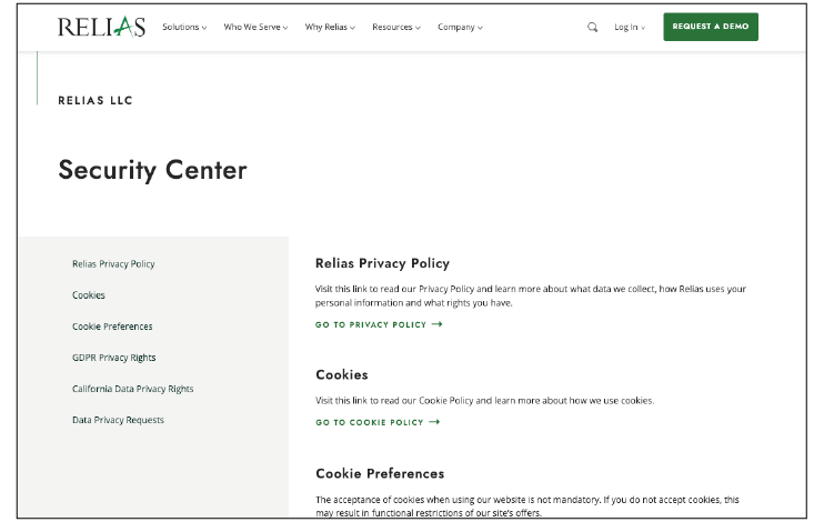 relias security center